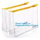 Clear Small Transparent Poly PVC Zipper File Wallet Packaging Women Travel Clear Wash Organizer Pouch