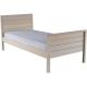 modern single bed pine wood