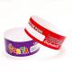 Factory Cheap Adjustable Tyvek Event Wristbands Activity Barcode Events Variety Of Colors Paper Event Admission Bracelet