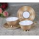 bone china coffee cup&saucer for export with higher cost performance made in china