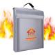 High Temperature Resistant Fireproof File Bag Custom Valuables Safety