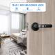 T01Fingerprint Door Lock, Keyless Entry Door Locks Biometric Door Lock with Silicone Keyboard, for Home Office Apartment
