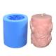 Food Grade Flower Silicone Candle Mold Cylinder Eco Friendly 3D