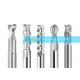 Aluminum Alloy  Solid Carbide End Mills With Sharp Cutting Edge / Large Helix Angle