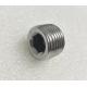 Aluminum Anodized Metal Dowel Pins Thread Male NPT Hex Socket Allen Head Pipe Plugs