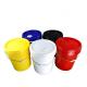 1.1mm Thickness 5 Gallon Plastic Paint Bucket With Handle 10L 18L 20L