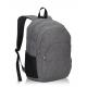 Grey Polyester Sports School Bags Kids School Backpacks For Boys 13 X 18.5 X 7.5