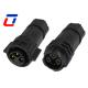 Push Locking IP67 Waterproof Connector PA66 3+3Pin M19 Connector 15A