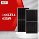 Industrial 435W Monocrystalline Solar Panel Double Sided Power Generation