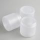 250g Plastic Cosmetic Jars With Lids Frosted Containers Aluminium Screw Cap