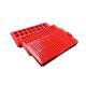 Red / Orange Color Moulded Polyurethane Screens Mining Application Vibration Screen