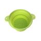 Kitchen Craft Collapsible Colander , Silicone Collapsible Strainer For Fruit / Vegetables