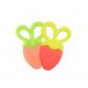 Strawberry Shape Silicone Baby Teether No Funky Smell Diswasher Safe