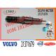 Excavator Parts Engine Common Rail Injector Assembly BEBE4D25101 BEBE4D25001 21371679 For VOL-VO MD13 EURO 5 LOW POWER