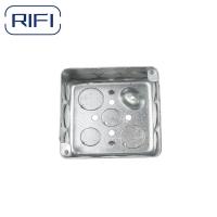 Caja Metal 4X4 Square Galvanized Metal EMT Electrical Boxes with Covers