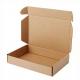 Eco Friendly Corrugated Cardboard Shipping Box Varnishing 9x9x9
