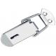 120kg Silver Tone Spring Loaded Hasp Catch Lock Buckle