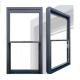 Fashion Style Aluminum Alloy Sliding Window With Horizontal Opening Pattern By R&D