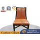 Metal Pulley Hotel Club Dining Chair Licensing Dealer Casino Gaming Chairs