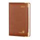 Brown 2023 Yearly Monthly Planner A5 Daily Agenda Hardcover Protected Corners