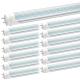 Warm White T8 Fluorescent Light Fixtures Clear Cover Indoor School Light