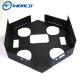 OEM Custom Aluminum Laser Cutting Parts With Black Anodizing For Sheet Metal