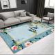 Rectangle Polyester Fiber Living Room Floor Carpets New Chinese Style Flower  4-8