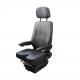 Black PU Material Mechanical Suspension Seat for Overhead Travelling Crane