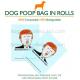 Dog Waste Bag Dispenser,dispenser for roll bag,dog poop bag with dispenser, pet cleaning product ,biodegradable dog wast