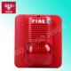 DC 24V 2 wire conventional fire alarm systems strobe sounder combined