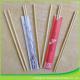 High Quality Custom Printed Disposable Bamboo Round Chopsticks with Logo