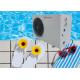 Multifunctional Air Source Swimming Pool Heat Pump Water Heater Blue 3P 14KW