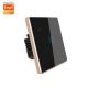 Factory Outlet Tuya Smart WIFI Wall Switch Remote Control  1 Gang Light Switch App&Voice Control Supported