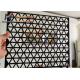 Triangle Hole Black Perforated Aluminum Mesh 2440mm 1220mm