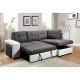 assorted colors white leather chocolate fabric Sofa Loveseat living room Furniture L simple chaise sofa bed with small