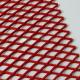 Mini Hole Galvanized Sheet Expanded Wire Mesh Aluminum Screen In Red Color
