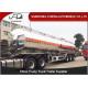 50 cbm 3 axle tanker fuel oil semi trailer aluminium alloy for sale