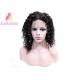 Soft Smooth Brazilian Lace Front Wigs , Deep Wave Lace Frontal Human Hair