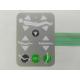 Embossed With LED Thin Film / Membrane Control Panel With 3M467 Adhesive