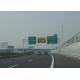 CE / FCC P20 Highway Electronic Signs High Density Aluminium Frame Amber