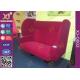 High Density PU Foam VIP Cinema Seats With Armrest And Cup Holder