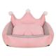 Fully Removable And Washable Dog Throne Bed Thickened In Winter Warm And Scratch Resistant Crown Dog Bed