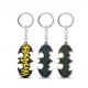 Popular Gift Custom Metal Keychains , Charm Batman Personalized Logo Keychains