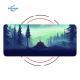 Rectangular OEM Extended XXL Primary Forest Fox Mouse Pads With Custom Logo Printed