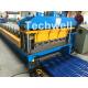 3D Step Tile Roll Forming Machine , Glazed Roof Panel Roll Forming Machine