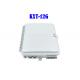 12 Core Fiber Optic Distribution Box , Fiber Optic Joint Box Wall Hanging