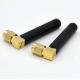 Small Radio Transceiver Rubber GSM GPRS Antenna with SMA Bending Male Connector