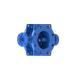 EN593 RAL5010 Dovetail Rubber Seal Butterfly Valve