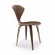 Bentwood Norman Cherner Dining Side Chair with Dark Walnut Veneer,Dining Chair Use With Solid Wood Material.