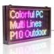 Shop OPEN Display LED Programmable Scrolling Message Signs P10RGB Waterproof